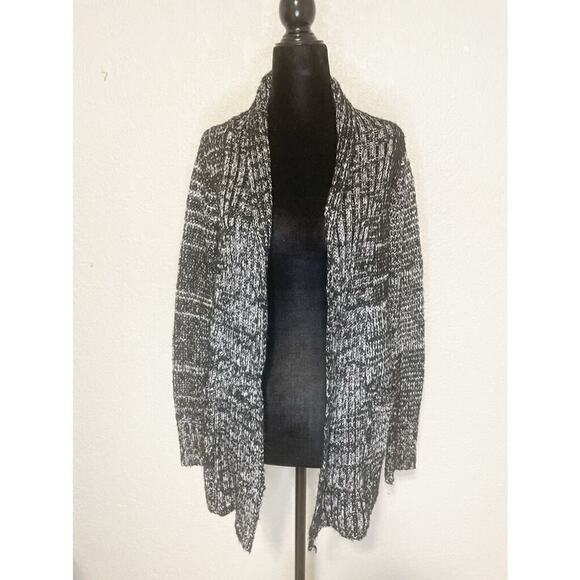 Collective Concepts Black and Silver Cardigan - Picture 1 of 5